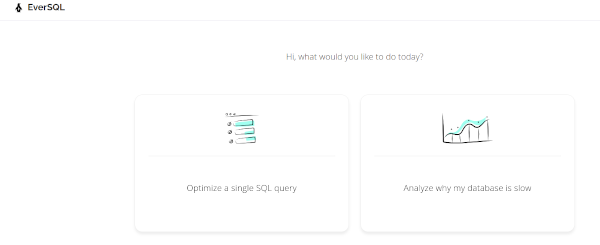 EverSQL Start Page